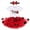 Red - Two, variant on FYMNSI Baby Girls Ladybug 1st First Birthday Party Cake Smash Outfit Cotton Short Sleeve Romper Bodysuit Princess Tutu Tulle Skirt Bowknot Headband Set for One Year Old Photo Shooting 1 Year Red