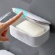 thumbnail image 3 of 2 Pack Shower Soap Dish with Wall Drain, Soap Dish with Sticker, Travel Soap Container, Bathroom Soap Box Tray, Keep Soap Dry. Bathroom accessories., 3 of 5