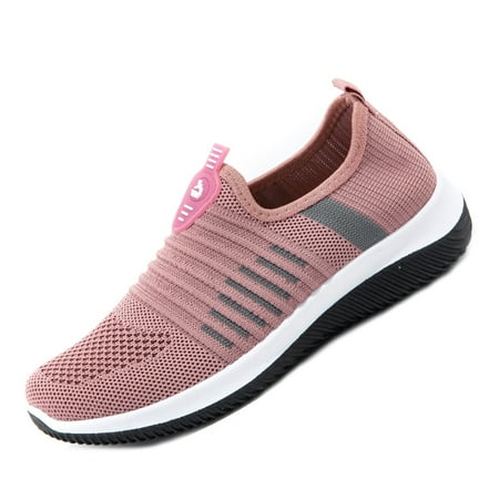 

HGWXX7 Large Size Flying Woven Women s Shoes Casual Sports Shoes Breathable Summer Fall Shoes