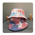 thumbnail image 4 of COCOpeaunt Fashion Rainbow color Women Man Hat Bucket Cap Cotton Casual Bucket Fishing Fisherman Beach Festival Sun Tie Dye High Quality, 4 of 6