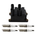 thumbnail image 3 of 1pcs ignition coils+ 4pcs Iridium Spark Plugs for Ford Contour 1999-2000 FD497+5019, 3 of 8