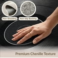 thumbnail image 6 of ODIKA Disc Circular Nostalgic Phonograph Spiral Groove Retro Record Stain Resistant Low Profile for Dorm Room, Small Living Apartment, 6 of 7