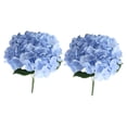 thumbnail image 3 of Ramo de flores de 2 piezas, arreglos florales de hortensias artificiales realistas Azul, 3 of 9