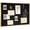 Black, variant on DOLLAR BOSS Black Bulletin Board with Linen 24x18 Inches Cork Board for Wall Poster Board with Gold Aluminum Frame Hanging Pin Board Vision Board for Home Office Room Decor with 10 Push Pins