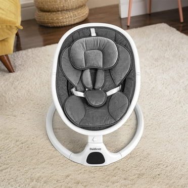 Baby Swings Baby Swing for Infants, Bluetooth Baby Swing Newborn with Remote Control, 5 Speeds,5-Point Harness, Portable Baby Swing