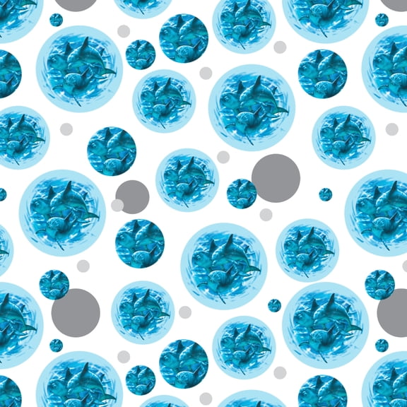 Dolphin Dudes Diving Premium Gift Wrap Wrapping Paper Roll