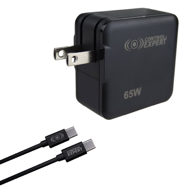 Cargador Ultra Rápido 65W GaN – Para Laptop, Tablet y Celular con Cable Tipo C Incluido