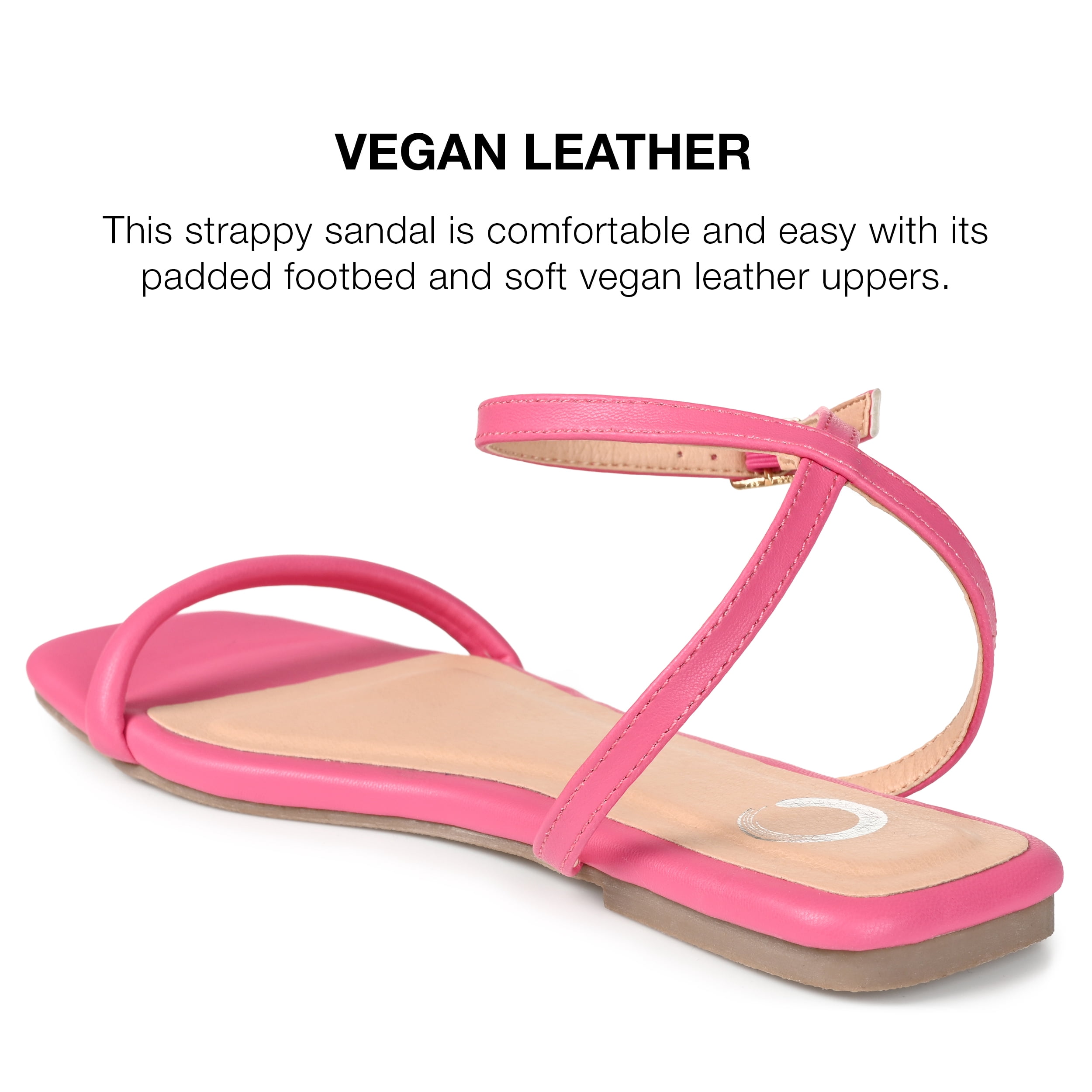 Journee Collection Womens Veena Ankle Strap Low Block Heel Sandals