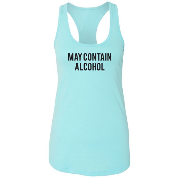 May Contain Alcohol Racerback Tank