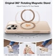 thumbnail image 2 of Anillo giratorio KAIYANG 360° para iPhone 16 Pro Max con soporte MagSafe dorado, 2 of 5