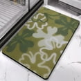 thumbnail image 2 of Cute Plant 20x32 in Green Bath Mat - Soft & Thick Shag - Non-Slip, Absorbent - Machine Washable Rug for Stylish Bath Room Decor, 2 of 5