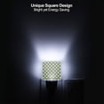 thumbnail image 6 of Fuzoiu Daisy Plaid Green Print Dusk to Dawn LED Night Light with Light Sensor, Energy-Efficient Touch-Safe Night Lamp for Home, Office, and Kids' Rooms-US, 6 of 7
