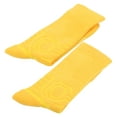 thumbnail image 3 of Chaussettes de Sport, Protégeant les Pieds du Cisaillement Conception de Maille de Chaussettes de Sport Respirant Réduire la Friction des Pieds Absorbant la Sueur pour Jouer au Basket-Ball, Jaune, Noir, Rouge, 3 of 8