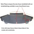 thumbnail image 4 of Motorcycle 3-Pocket Windshield Batwing Fairing Pouch Bag For Harley Touring Electra Street Glide Windshield Bags 2014-, 4 of 5