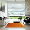 thumbnail image 6 of Ahgly Company Indoor Rectangle Patterned Neon Orange Area Rugs, 3' x 5', 6 of 6