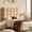 Light Brown, variant on Pinmoco Full Size Upholstered Headboard with Adjustable Height, Memory Foam Cloud-Shaped Ergonomic Design, Teddy Fleece Beige