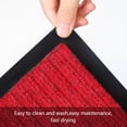 thumbnail image 3 of ANMINY Front Doormat Entrance Shoe Mat Waterproof PVC Non Slip Rug Outdoor Indoor, 24"x71", Red, 3 of 6