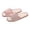 Vermilion, variant on House Slippers For Women & Men, Open Toe Scuff Slide Cotton Linen Slippers, Casual Comfort Breathable Slip On Indoor Footwear, Lightweight Washable Non Slip Bedroom Home Guest Shoes Yellow 6.5-7
