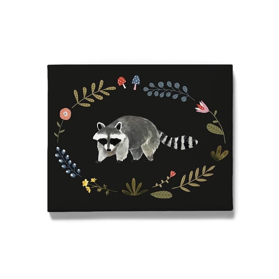 Critter And Foliage Iv Wrapped Canvas -Victoria Barnes Designs,