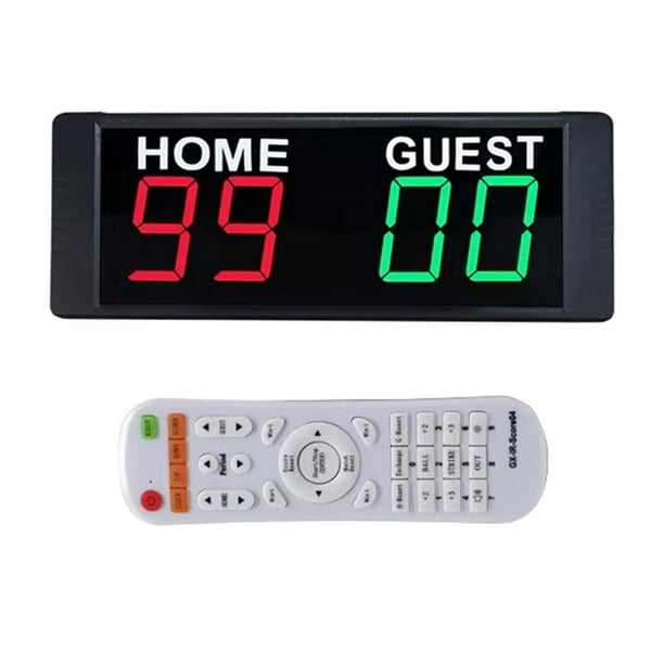 Soidarity Portable Electronic Scoreboard Remote Control Wall Basketball Mount Ropa Deportiva, Zapatos