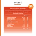 thumbnail image 3 of Colágeno Vital4 Omega 3 Biotina Vitamina E 60 Cápsulas Sabor Sin Sabor, 3 of 6
