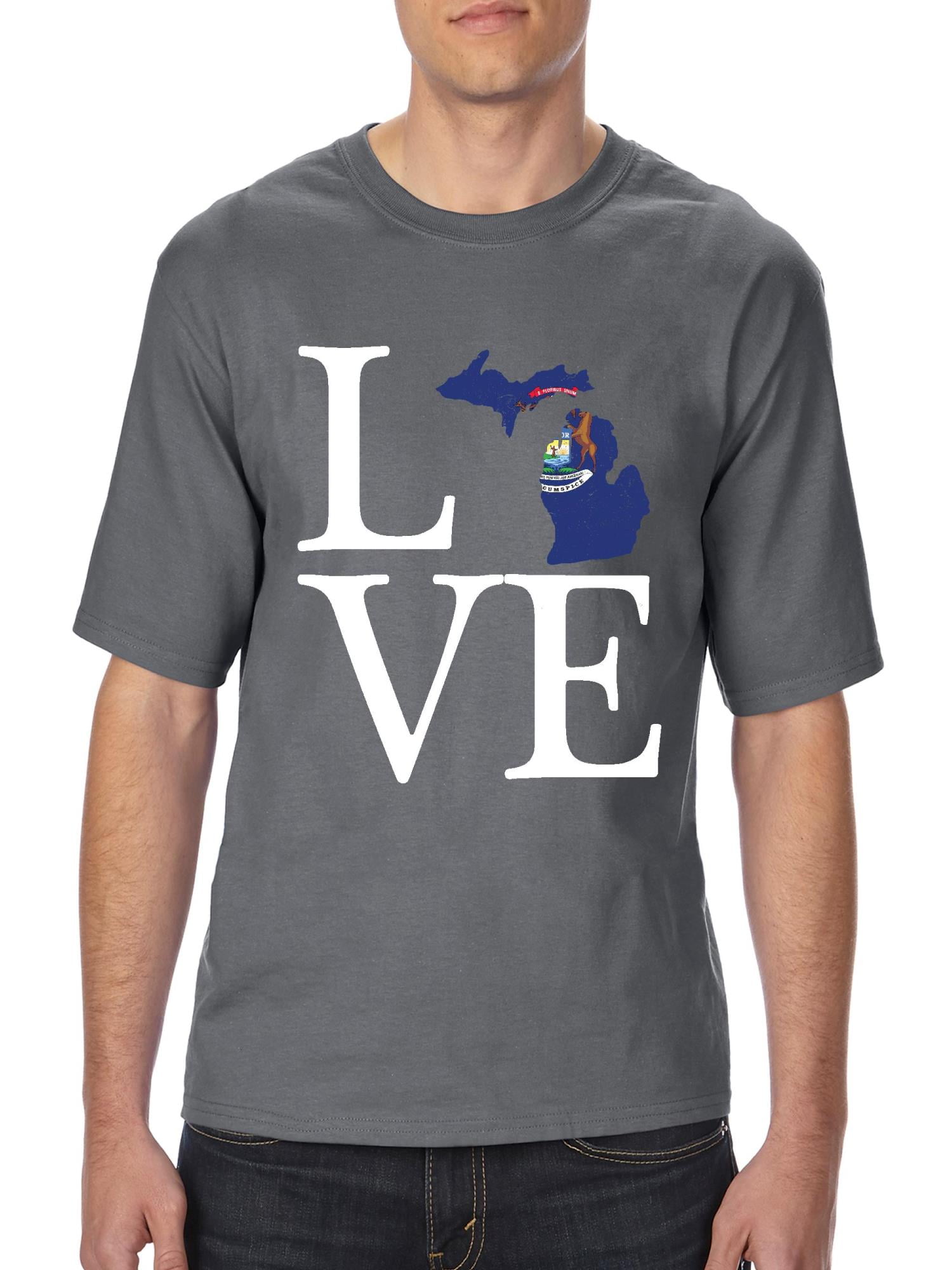 Mad Over Shirts Fly Fishing Michigan Unisex Premium Tank Top