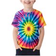 thumbnail image 2 of Delliss Kids Summer Short Sleeve Tees Toddler Crew Neck T-Shirts Boys Fashion Tops, 2 of 4