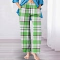thumbnail image 7 of OGLCCG Kids Girls Wide Leg Pants Elastic Waist Baggy Plaid Sweatpants Casual Loose Long Yoga Pants with Pockets for Teen 4-14 Years, 7 of 7