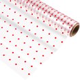 thumbnail image 1 of Miangastore STOBOK Cellophane Wrap 2.5 Mil Thickness Cellophane Wrap Roll Red Dots Pattern Design Cellophane Bags to Wrap Gift Baskets Arts & Crafts (3000x40cm), 1 of 8