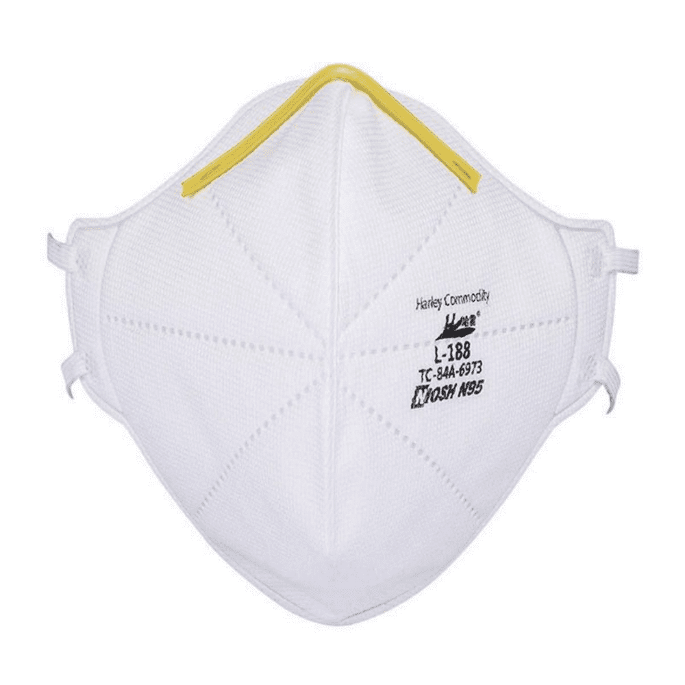 Harley N95 Respirator Face MaskModel L188NIOSH Approved20 per Box