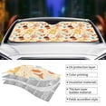thumbnail image 3 of Yiaed Summer Travel Print Car Windshield Sunshade Front Auto Car Front Window Sun Shade Foldable Sun Visor Shield Cover Auto Accessories for Sedan SUV Truck-Small, 3 of 5
