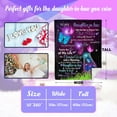 thumbnail image 6 of Daughter in Law Gifts Blanket,Gifts for Daughter in Law, Daughter in Law Gift Ideas, Gifts for Future Daughter-in-Law Birthday, Valentine''s, Anniversary, Wedding Day, Flannel Throw Blanket 60"x50", 6 of 6