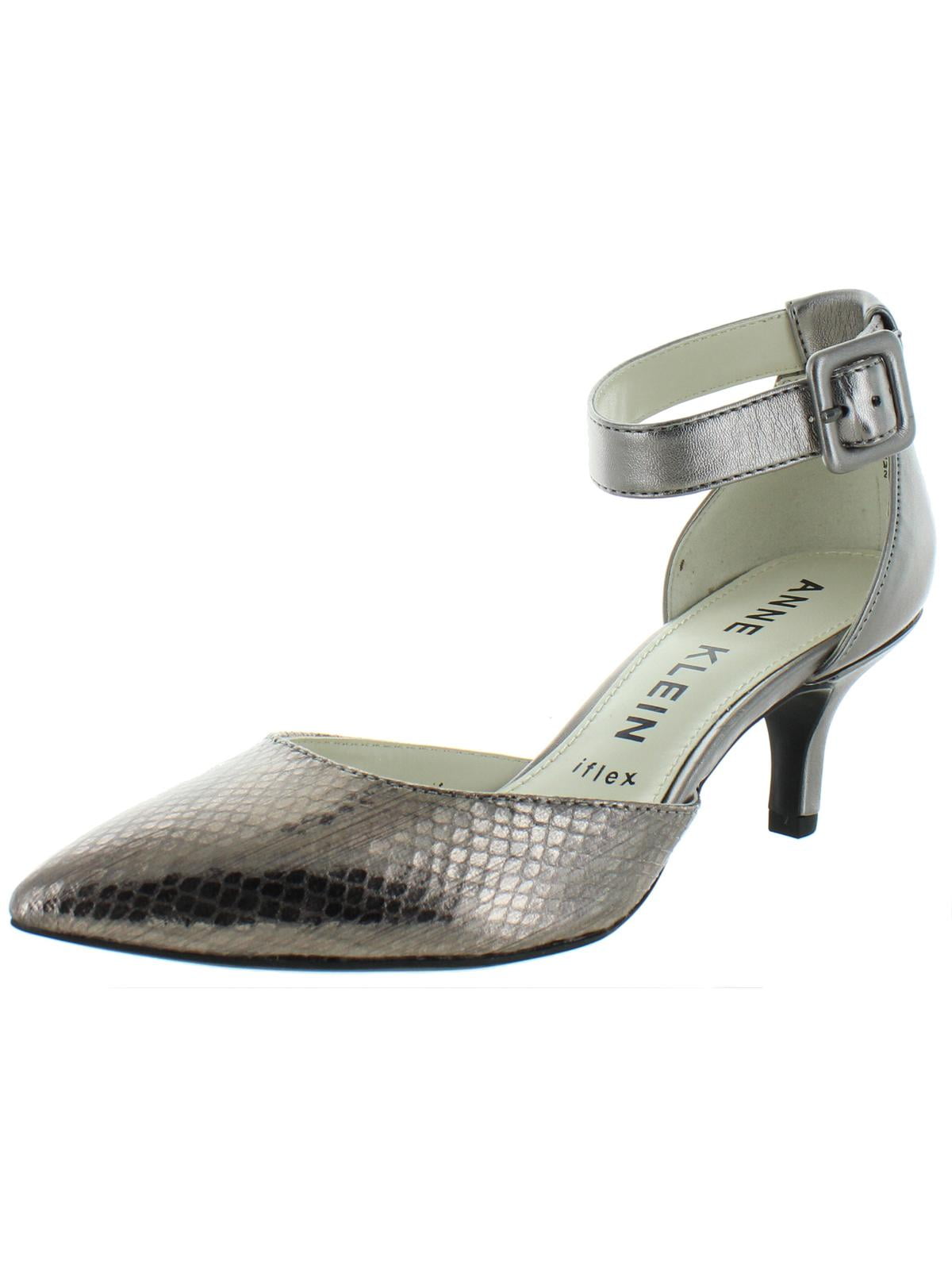 Anne Klein Womens Faux Leather Snake 