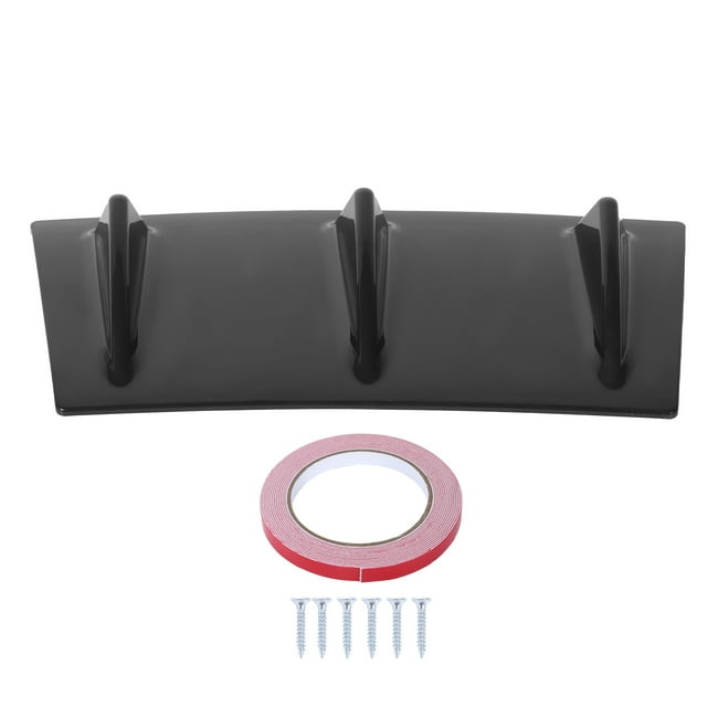 Rear Bumper Diffuser, Rear Spoiler ABS Replacement Weatherproof For Car Modification 3 Fins,5 Fins,7 Fins