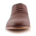 thumbnail image 3 of Ferro Aldo Garrett MFA19623L Men’s Classic Vegan Leather Lace-Up Oxford Formal Dress Shoes, in Brown, Men's Size 6.5, 3 of 6