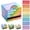 B, variant on Glitter Sticky Note Roll, Transparent Pull-Out Pad with Cute Fruit | Sparkly Pop-Up Self-Adhesive Memo 2.5x1.7inch Sticky Note Pad Waterproof Self-Stick Notepad Stickies 105 Sheets
