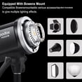 thumbnail image 3 of Godox MS200-V Upgraded Studio Flash Light 200Ws Strobe Light GN53, 3 of 7