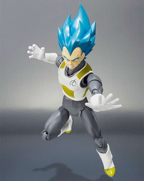 Super Saiyan God Vegeta Action Figure Resurrection of F S.H. Figuarts