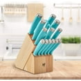 thumbnail image 5 of Hampton Forge Epicure True Aqua Cutlery Block Set (15-Piece), 5 of 5