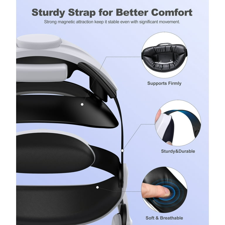 Beboncool MQ3000 Adjustable VR Head Strap, 7500mAh Battery
