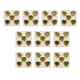 thumbnail image 1 of Wosthever Pegatinas de diamantes de imitación de corazón, gemas de cristal acrílico, adornos ornamentales, de mano para álbum de Artesanía Amarillo, 1 of 6