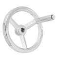 thumbnail image 3 of 16mm Bore 160mm OD Cast Iron Chrome-Plated Machine Tool Handwheel with Detachable Handle for Precise Control on Lathes, Milling Machines, and Grinders – Durable, Space-Saving, Easy-to-Operate, 3 of 7
