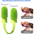thumbnail image 2 of Cepillo de dientes para perros, cepillo de dientes de silicona para perros, cepillo de dientes para la limpieza de mascotas, cepillo de dientes de silicona para perros y gatos, 2 of 5
