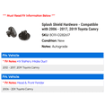 thumbnail image 2 of Splash Shield Hardware - Compatible with 2006 - 2017, 2019 Toyota Camry 2007 2008 2009 2010 2011 2012 2013 2014 2015 2016, 2 of 2