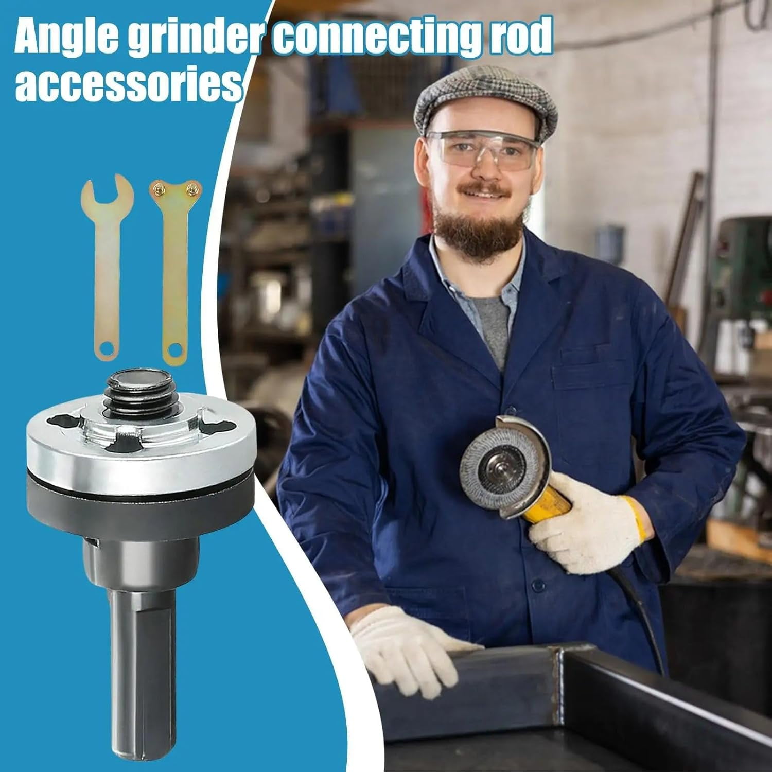 Conversion Angle Grinding Adapter Connecting Rod Kit for Electric Drill, Angle Grinder Adapter (1Set) P