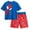 Spider-man, blue / red, variant on Marvel Spidey and His Amazing Friends Spider-Man UPF 50+ Rash Guard Swim Trunks Outfit Set Toddler