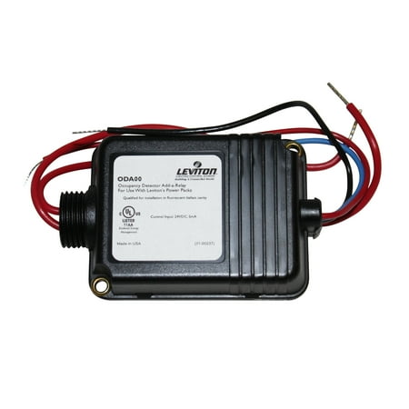 Leviton Occupancy Sensors - LEVITON ODA00 OCCUPANCY SENSOR ADD-A-RELAY POWER PACK FLUORESCENT BALLAST 24VDC
