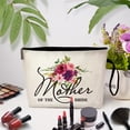 thumbnail image 3 of Bolsa de cosméticos ZHANTUONE Mother of The Bride Wedding White, 3 of 5