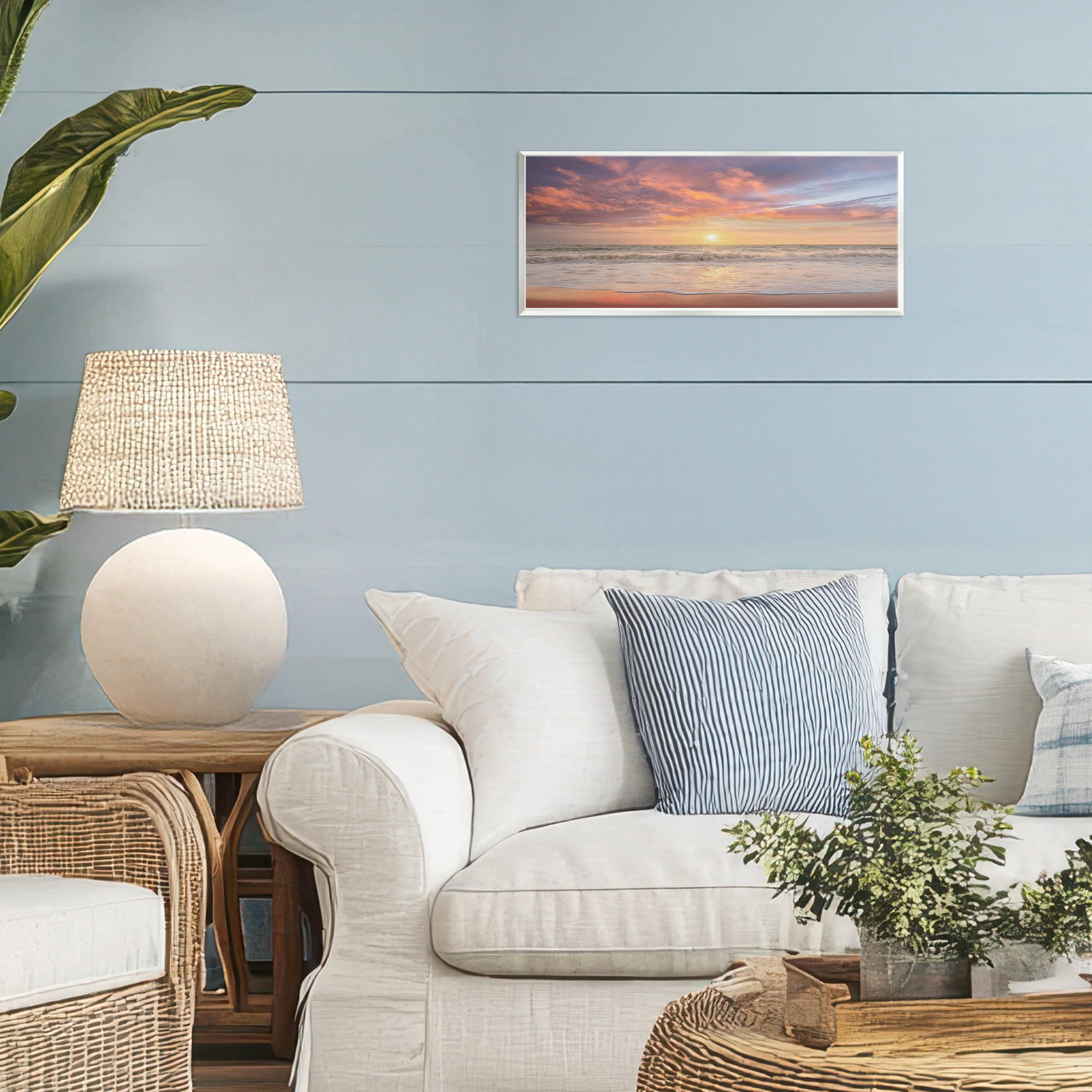 Stupell Industries Vivid Sunset Panorama Wall Plaque Art, design by Mike Caliascibetta