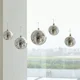 thumbnail image 5 of Bolas navideñas grandes de 15 cm para decorar el árbol de Navidad 2023, con purpurina verde y roja, para bodas, fiestas, Año Nuevo, hogar, oficina, decoración de techo, 5 of 5
